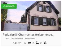 Reduziert!!! Charmantes Einfamilienhaus in Mutterstadt
